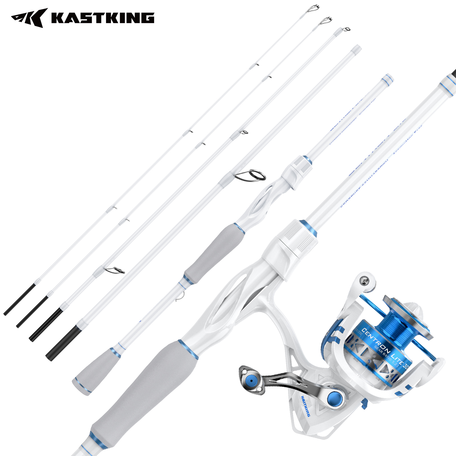 Fishing Line Spooler - KastKing Centron Lite Travel Spinning Combo