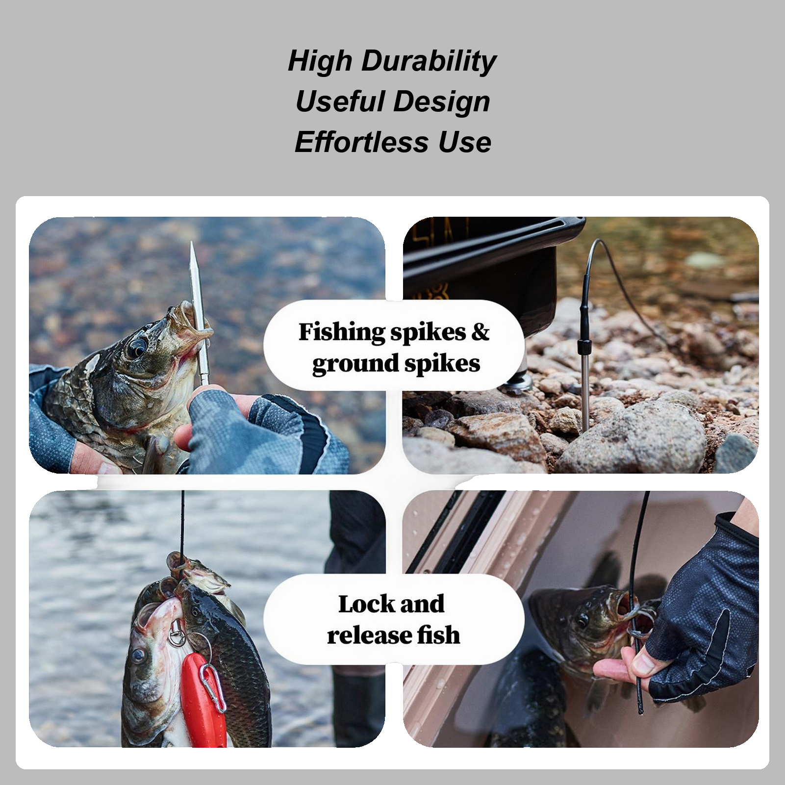 Metal Fishing Stringer Tackle  - Saltwater Line recension och pris