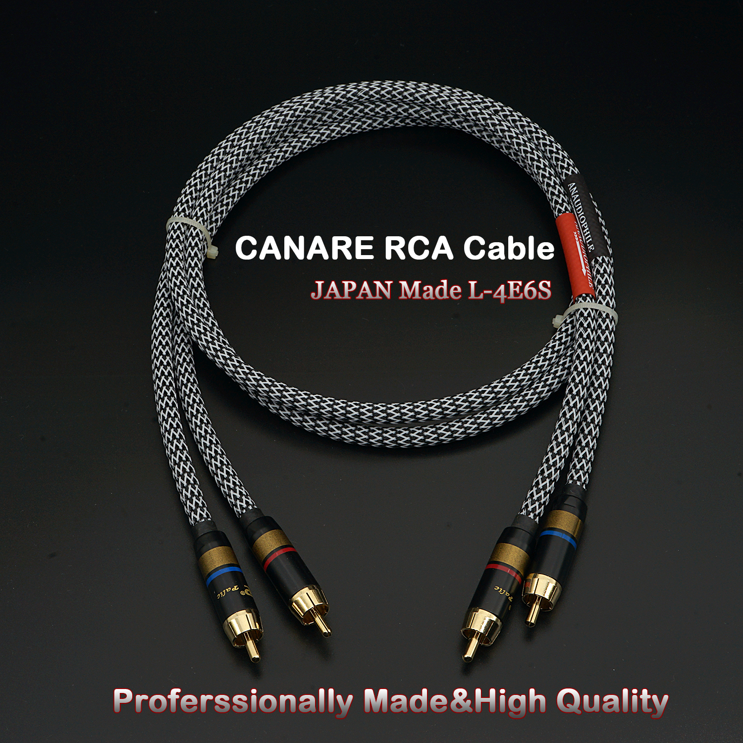 Pair CANARE L-4E6S RCA Cable P - Braided Line recension och pris