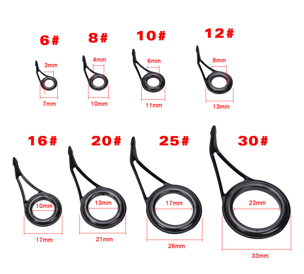 Fishing Rod Guide Ring Stainle - Monofilament Line recension och pris