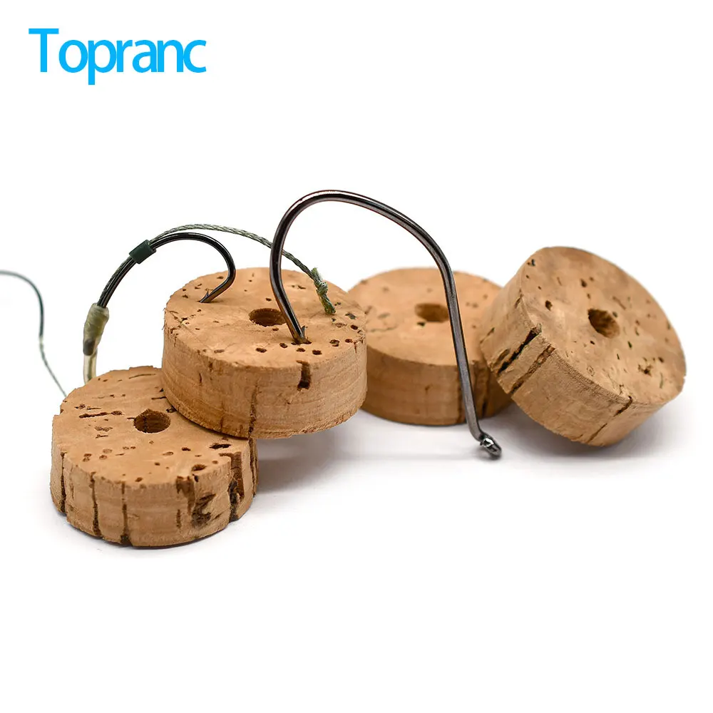 Topranc Natural Cork  End Cap  - Fishing Line Spool recension och pris