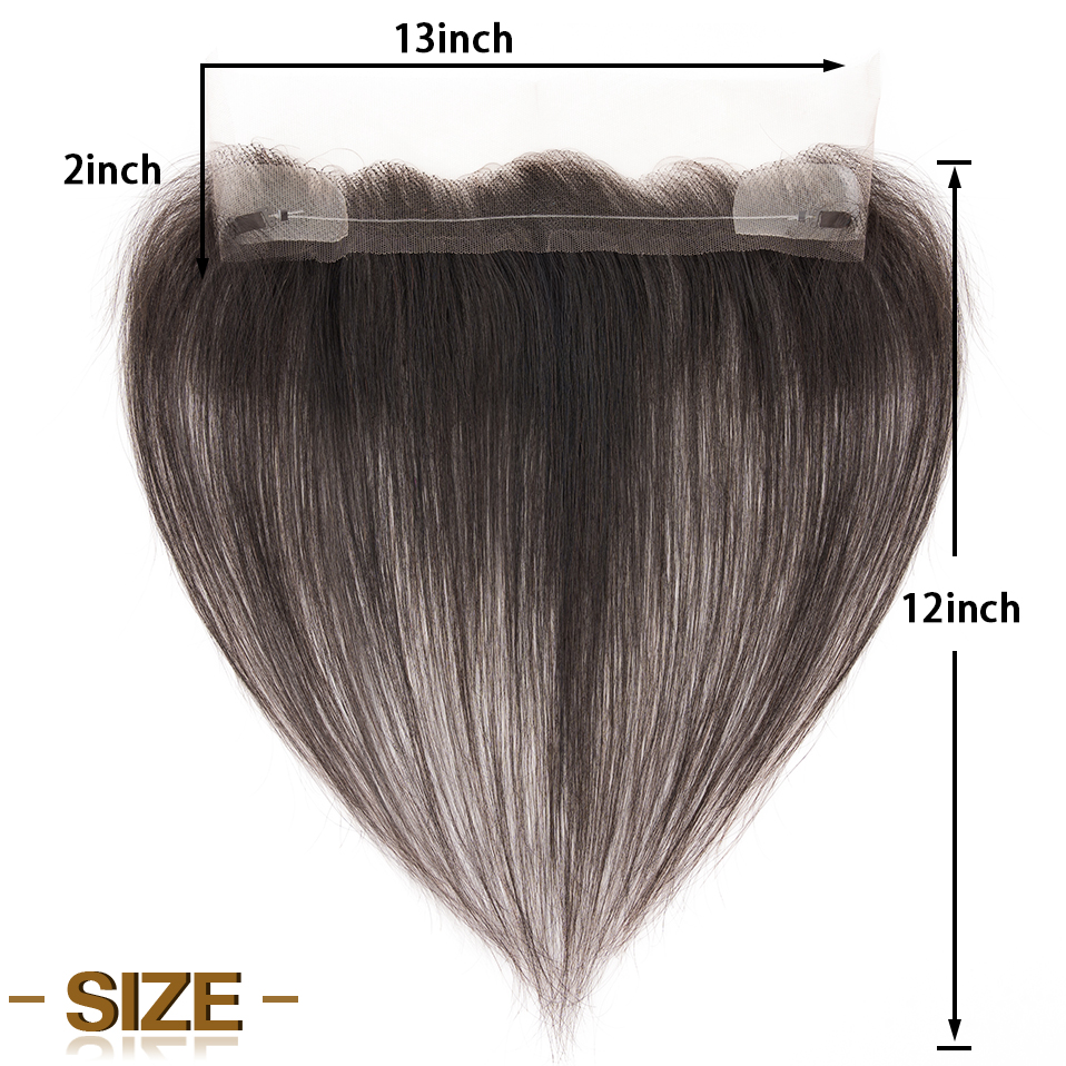 13X2 Inch Hand-woven Human Hai - Monofilament Line recension och pris