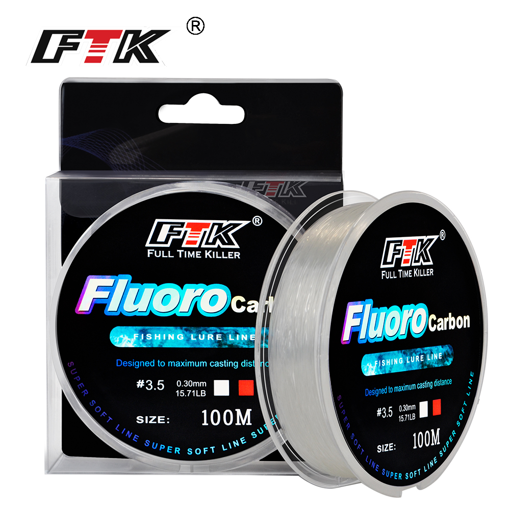 FTK 100M Fluorocarbon Fishing  - Fluorocarbon Line recension och pris