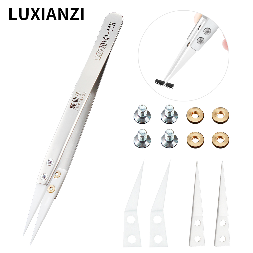 LUXIANZI Ceramic Tweezers Pinz - Tippet Line recension och pris