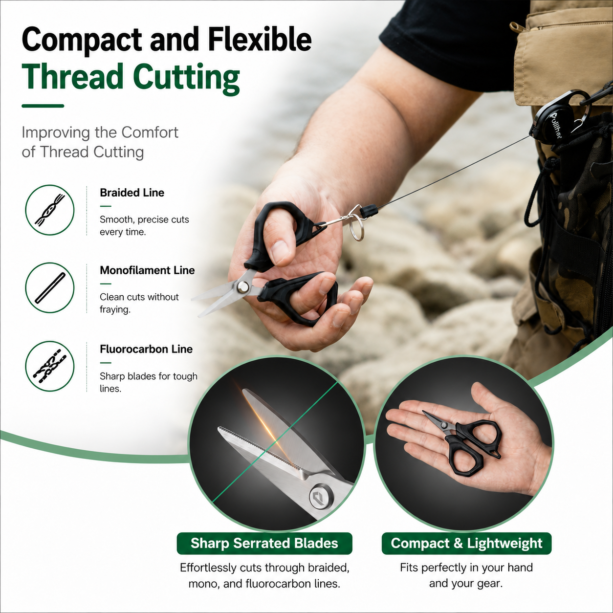 Fishing Scissors Stainless Ste - Fishing Line Cutter recension och pris