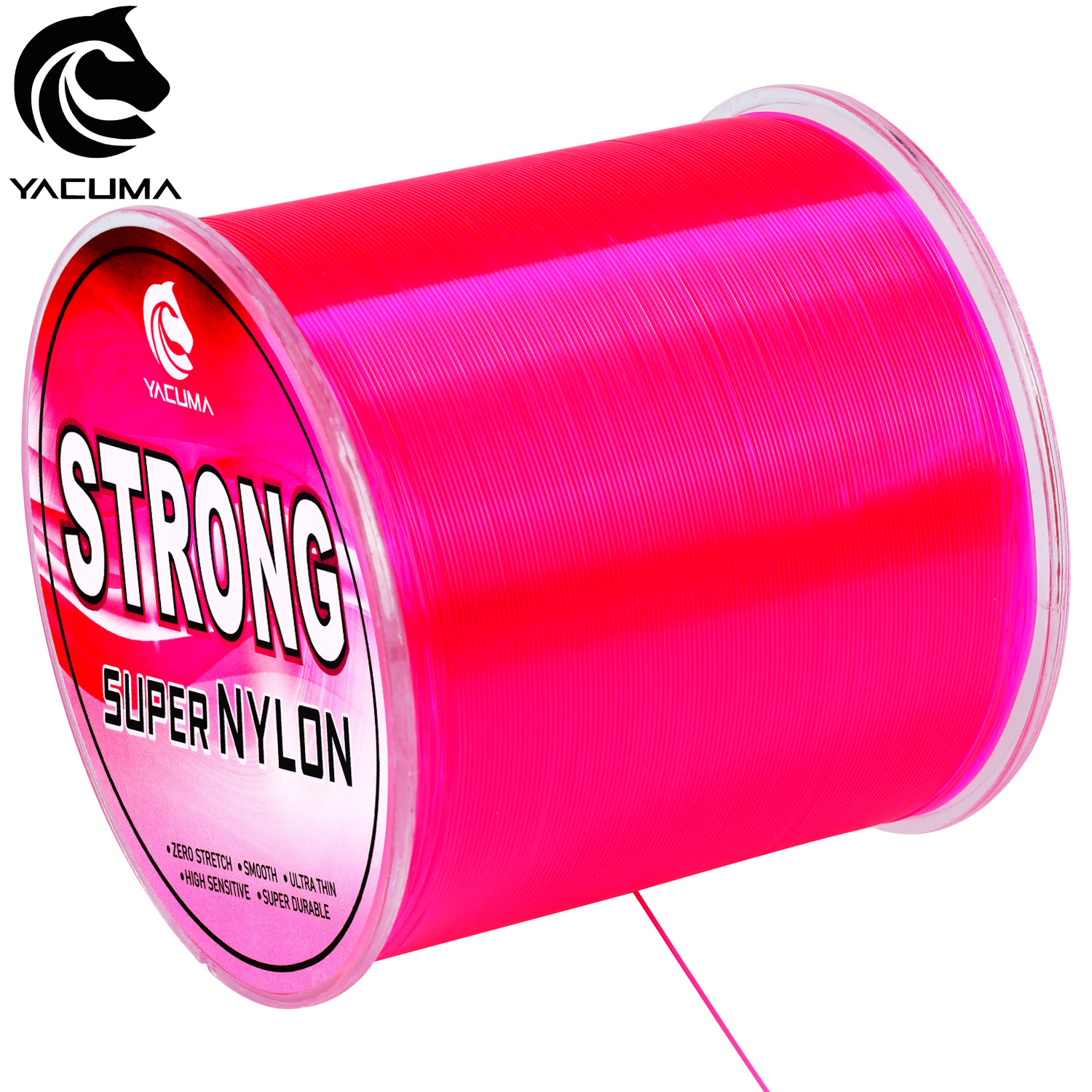 YACUMA 500M-546YDS Strong Pink - Fluorocarbon Line recension och pris