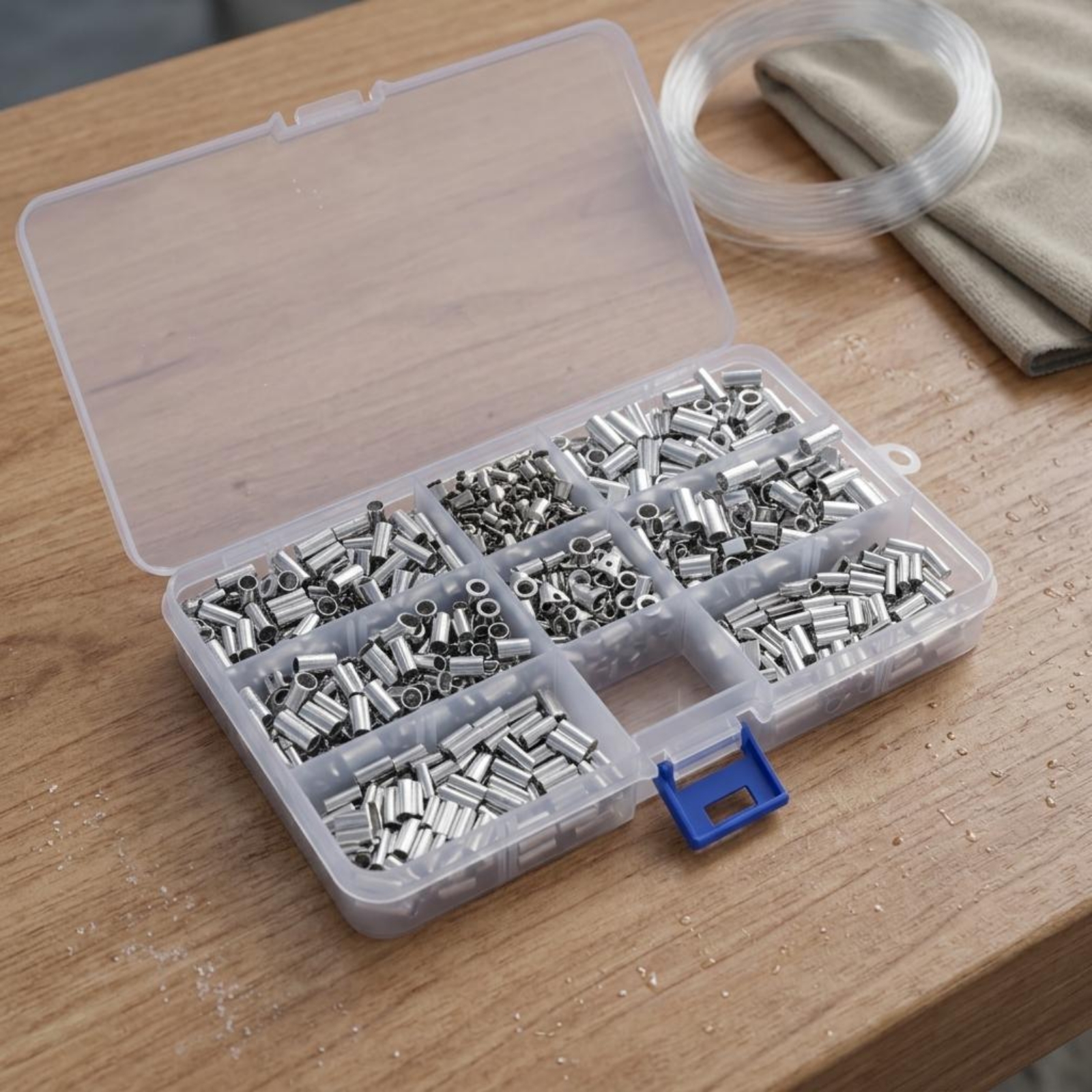 600 Pieces Fishing Line Crimp  - Leader Line recension och pris