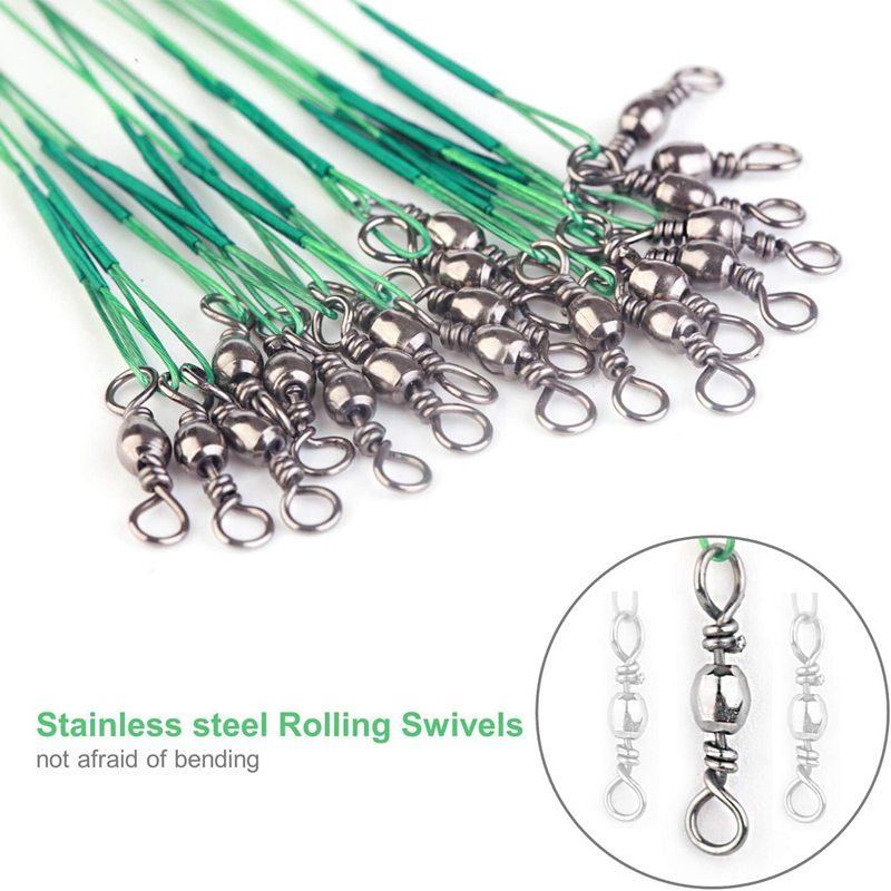 Stainless Steel Wire Trace Lea - Saltwater Line recension och pris