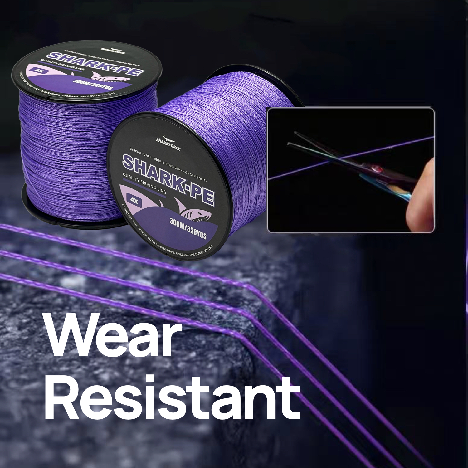 300m 4-strand Woven PE Fishing - Saltwater Line recension och pris