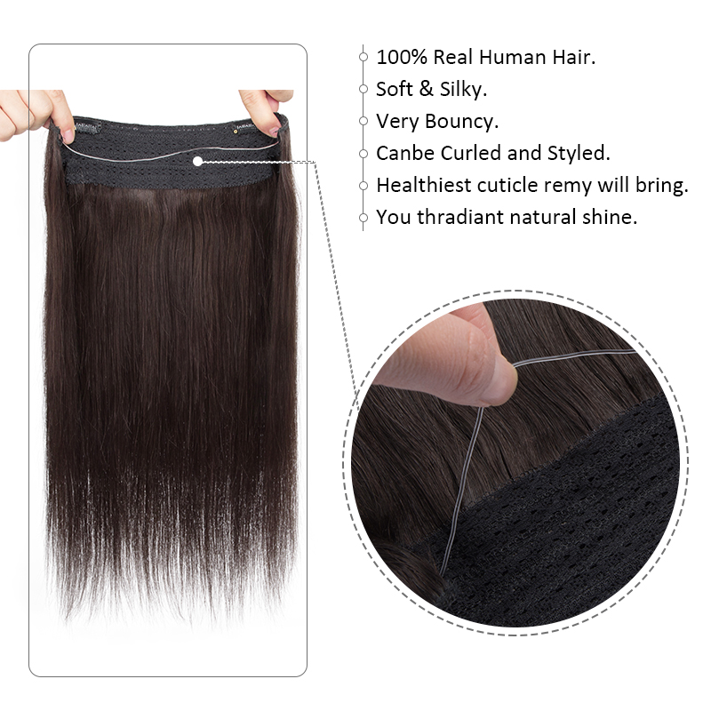 Clip in Hair Extension Real Hu - Tippet Line recension och pris