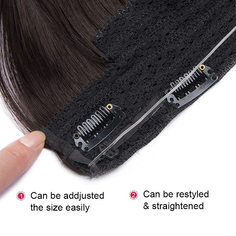 Clip in Hair Extension Real Hu - Tippet Line recension och pris