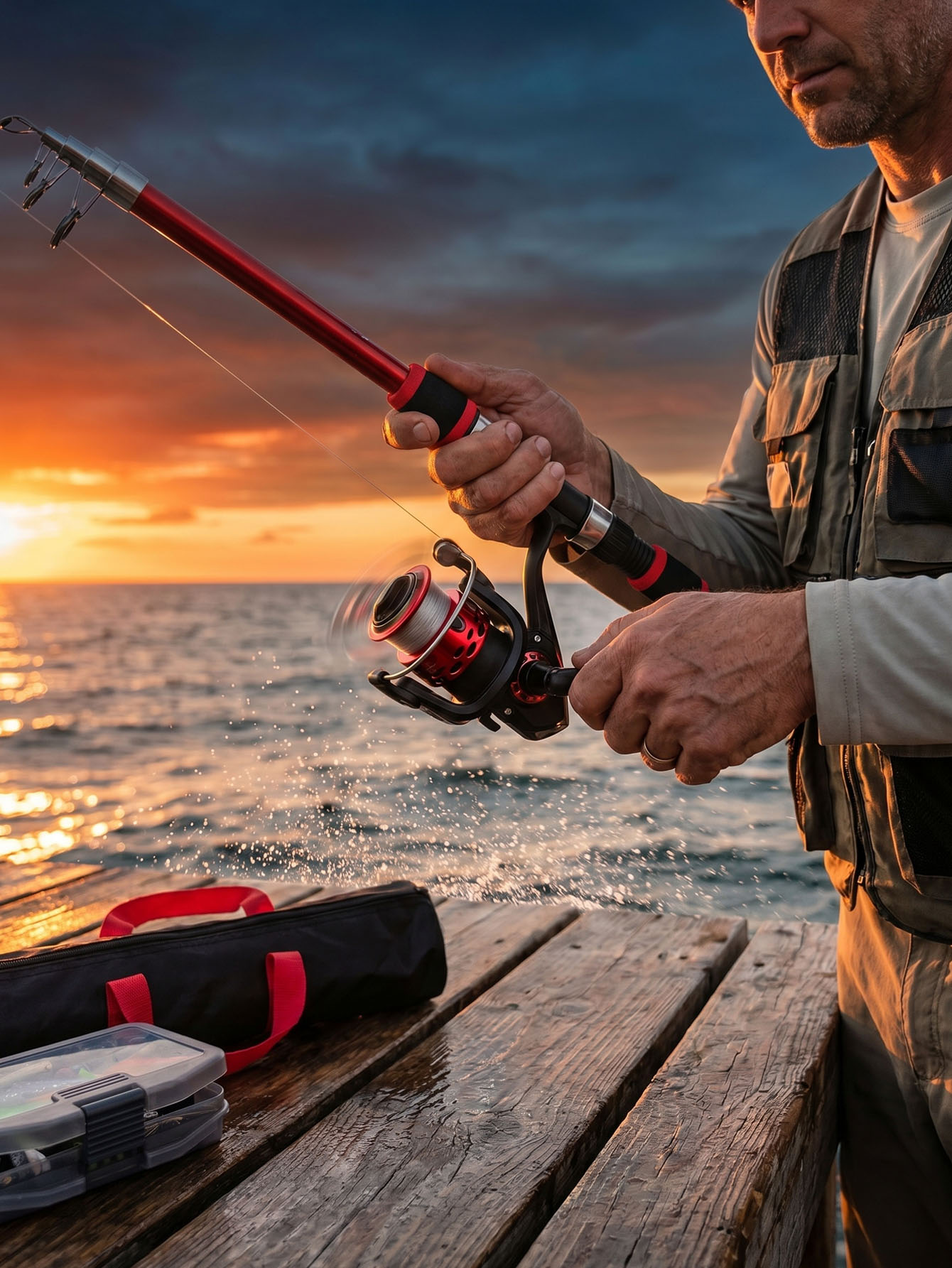 Fishing Rod Reel Combos Collap - Fishing Line Spooler recension och pris