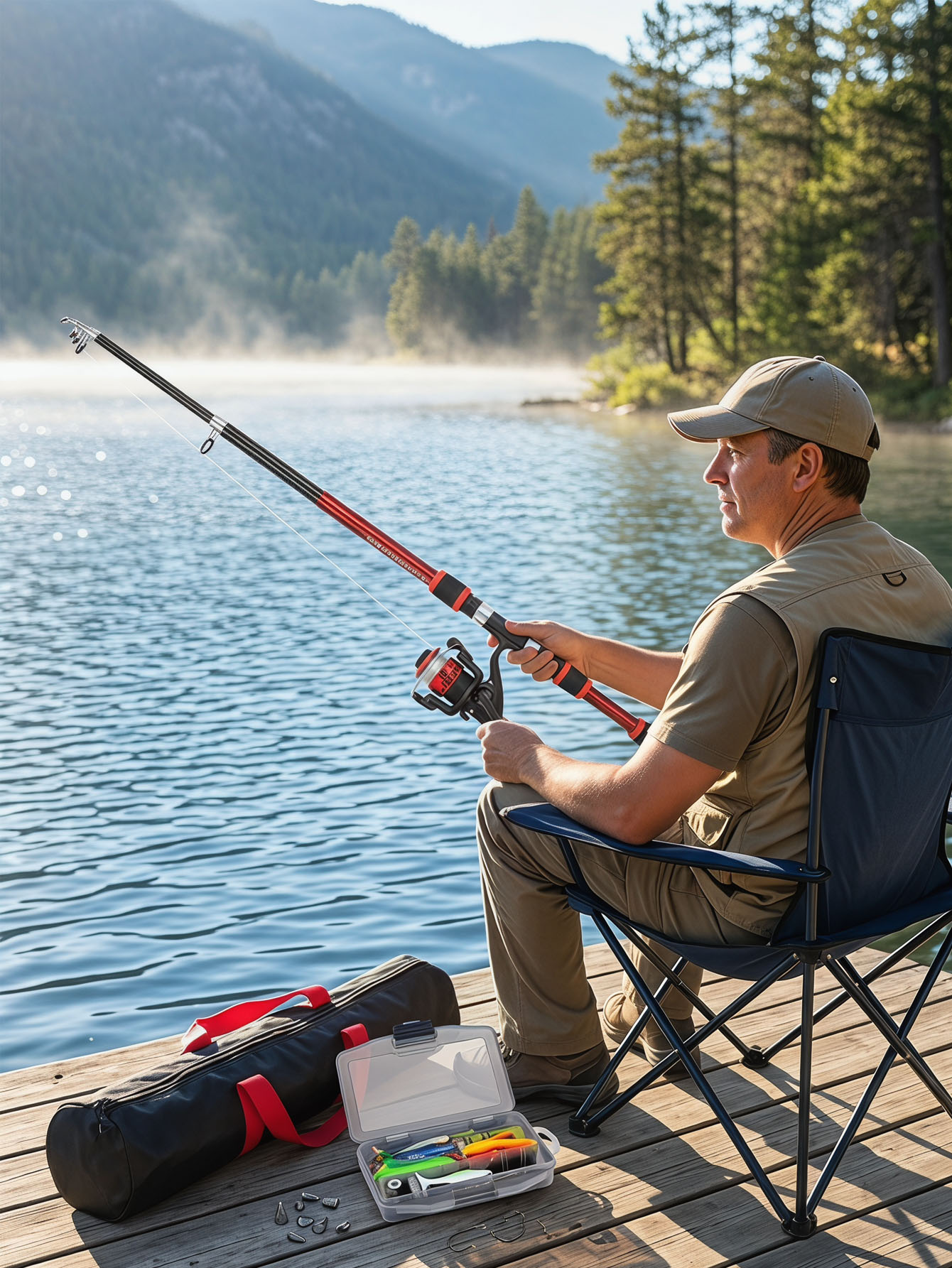 Fishing Rod Reel Combos Collap - Fishing Line Spooler recension och pris