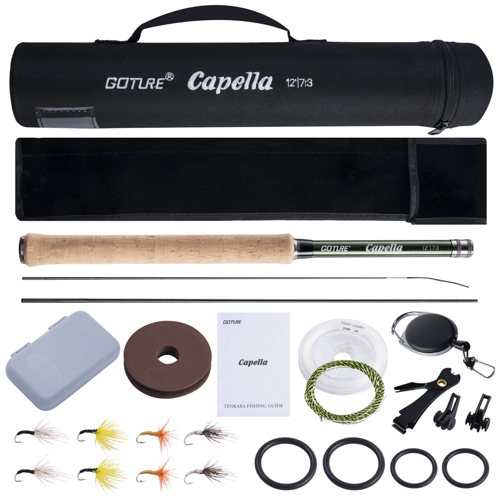 Goture Tenkara Fly Fishing Rod - Saltwater Line recension och pris
