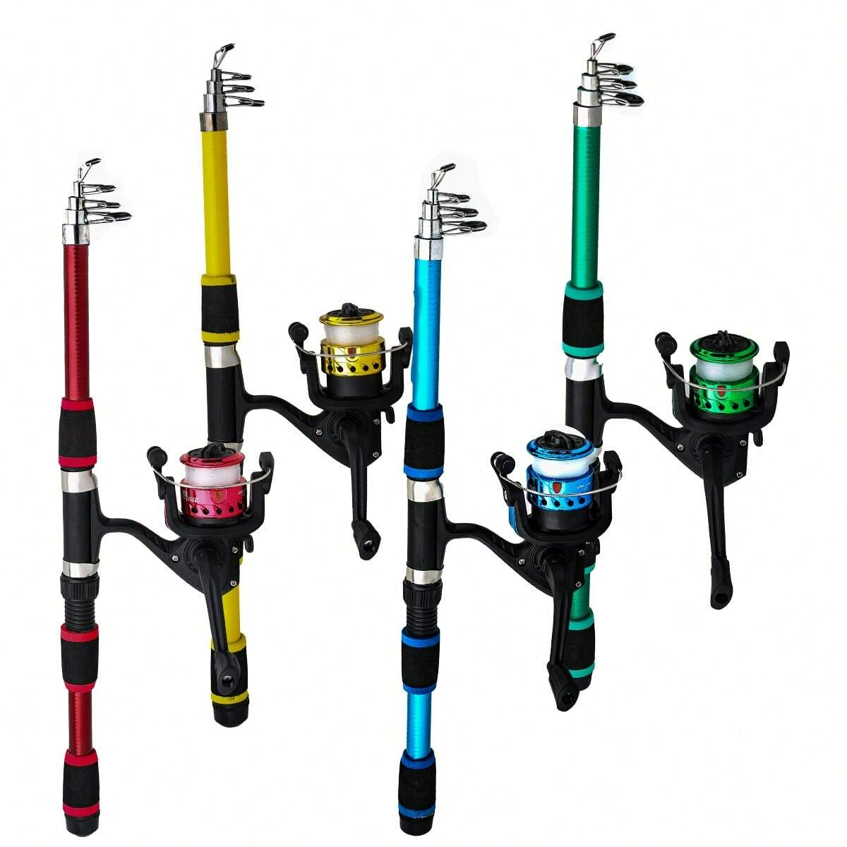 Fishing Pole Set Full Kits Wit - Fishing Line Spooler recension och pris