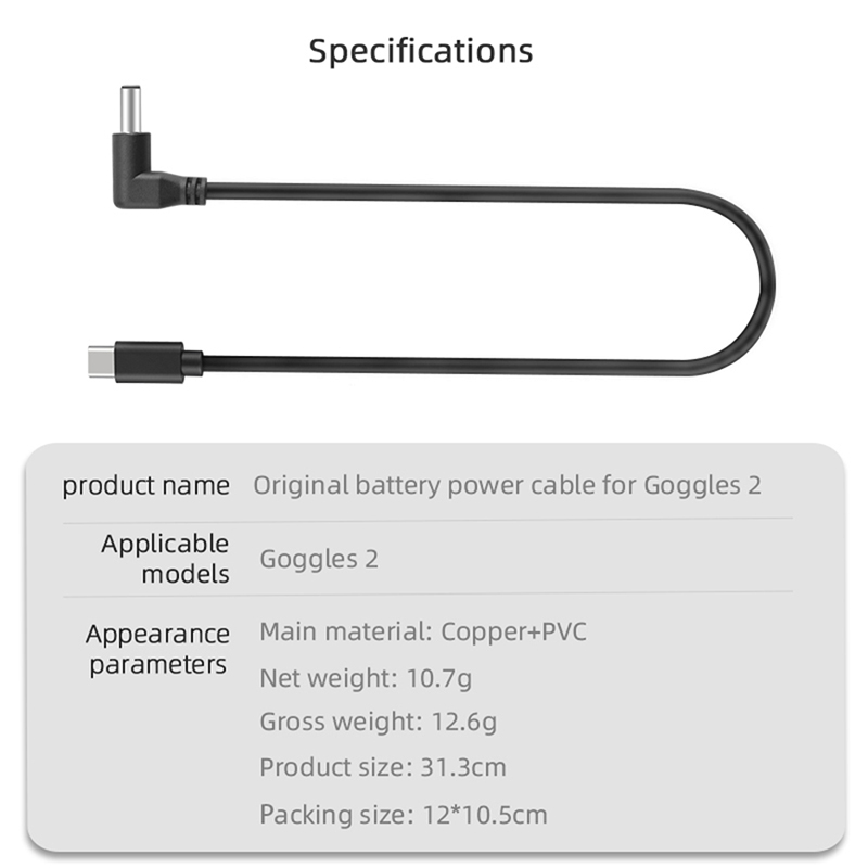 Original Glasses Battery Cable - Tippet Line recension och pris