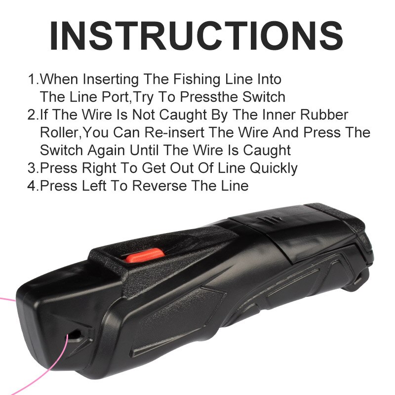 Electric Fishing Line Stripper - Fishing Line Dispenser recension och pris