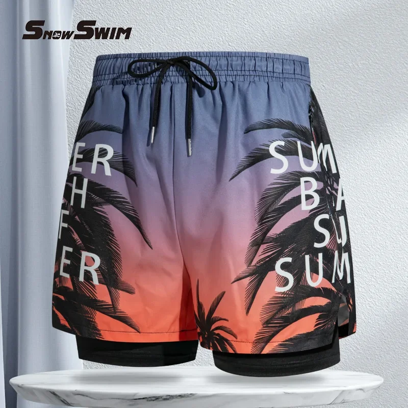 New Swim Trunks for Men Double - Saltwater Line recension och pris