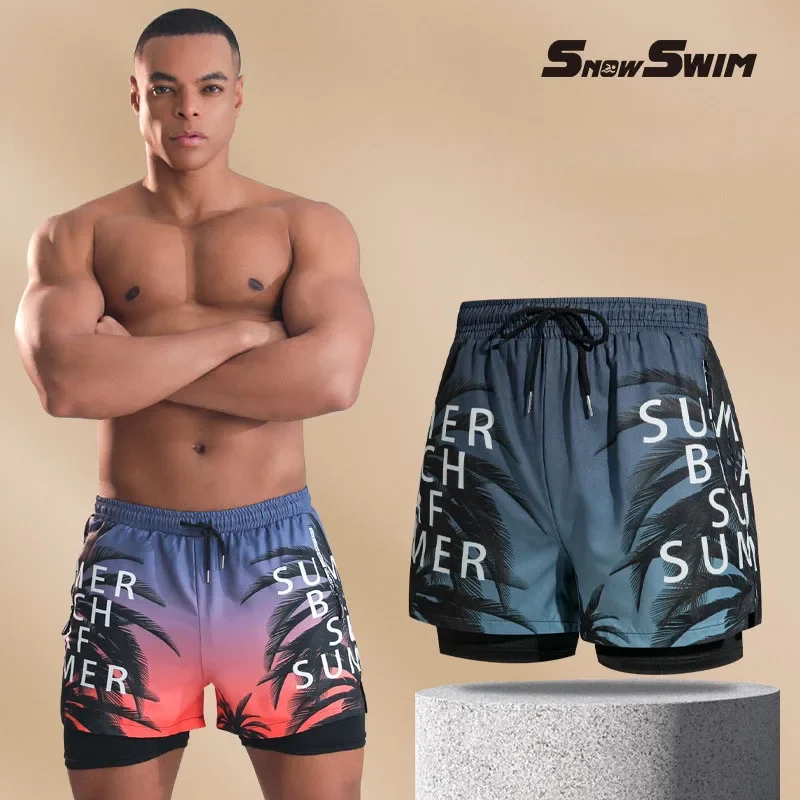 New Swim Trunks for Men Double - Saltwater Line recension och pris