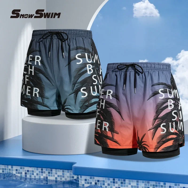 New Swim Trunks for Men Double - Saltwater Line recension och pris